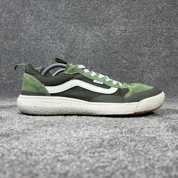 Vans Ultrarange Exo SE Mens Size 12 Green Gray Suede Athletic Outdoor Shoes Used - Picture 1 of 13